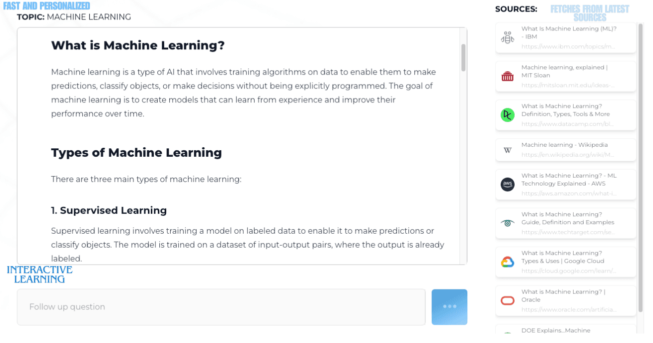 AI-Powered Personalized Learning Platform